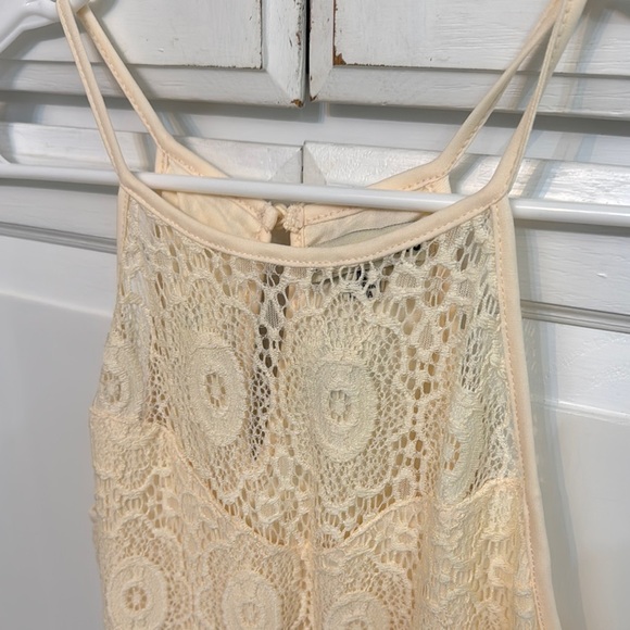 Inspired Hearts Burgundy and Lace Maxi Dress Size M. - Picture 4 of 7